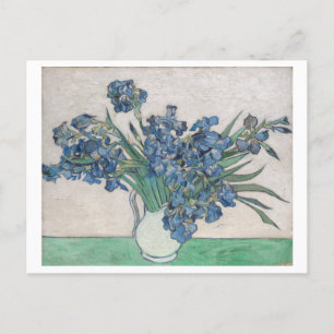 Irises by Vincent Van Gogh Floral Postcard