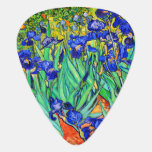 Irises by Vincent Van Gogh Guitar Pick<br><div class="desc">Vincent Van Gogh Irises . Painted in 1889 it is one of the painting he created in Saint Paul-de-Mausole asylum in Saint-Rémy-de-Provence in France. It is an oil painting. This fine art landscape oil painting depicts a field of iris flower plants. Vincent Van Gogh was a famous artist. He was...</div>