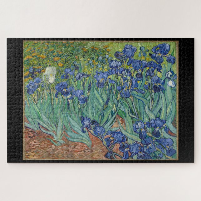 "Irises" by Vincent van Gogh Jigsaw Puzzle (Horizontal)