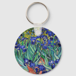 Irises by Vincent van Gogh Keychain