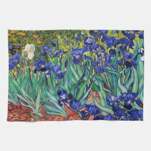 Irises by Vincent van Gogh Kitchen Towel