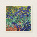 Irises by Vincent van Gogh Napkin<br><div class="desc">Irises by Vincent van Gogh,  1889.</div>