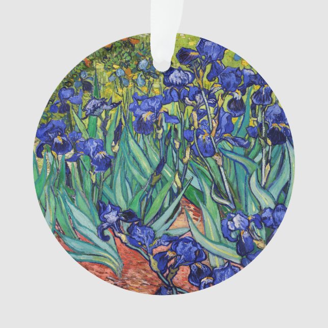 Irises by Vincent van Gogh Ornament (Front)