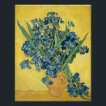 Irises by Vincent Van Gogh Photo Print<br><div class="desc">Beautiful still life painting of blue irises by Vincent Van Gogh.</div>
