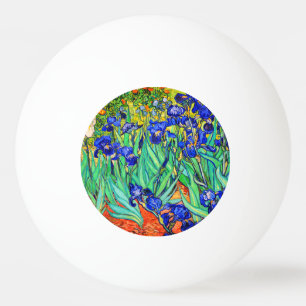 Irises by Vincent Van Gogh Ping Pong Ball