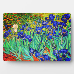 Irises by Vincent Van Gogh Plaque