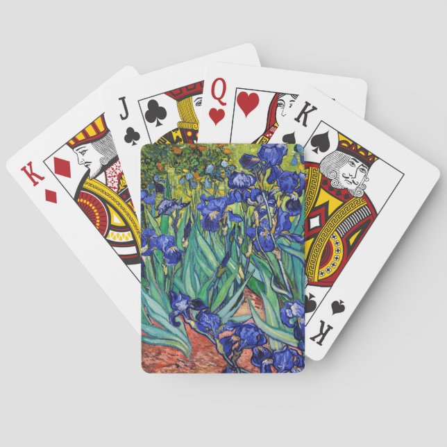 Irises by Vincent van Gogh Playing Cards (Back)