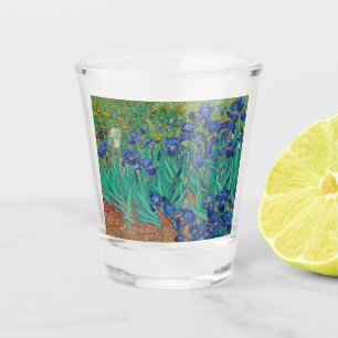 Irises by Vincent Van Gogh Shot Glass