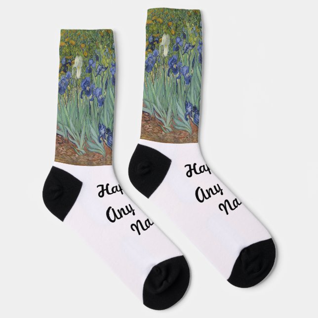 Irises by Vincent van Gogh Socks (Right)