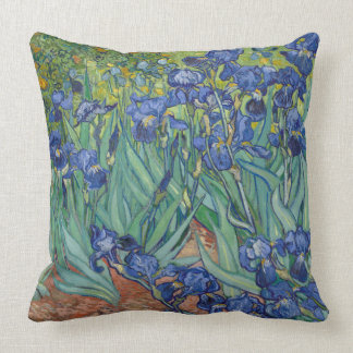 Irises by Vincent Van Gogh Throw Pillow