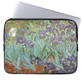 Irises by Vincent van Gogh, Vintage Flowers Art Laptop Sleeve