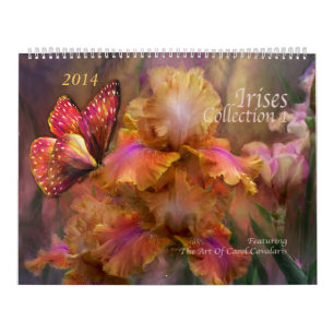 Irises Collection 1 Art Calendar 2014