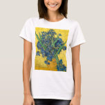Irises Dots by After Vincent van Gogh T-Shirt<br><div class="desc">After Vincent van Gogh - Irises,  Infinity Dots,  1890. Vincent Willem van Gogh (1853-1890) was a Dutch Post-Impressionist painter who posthumously became one of the most famous and influential figures in Western art history.</div>