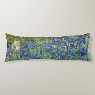 Irises, Floral Oil Painting, Vincent Van Gogh Body Pillow