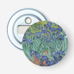 Irises, Floral Oil Painting, Vincent Van Gogh Bottle Opener