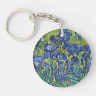 Irises, Floral Oil Painting, Vincent Van Gogh Keychain