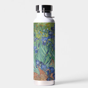 Irises, Floral Oil Painting, Vincent Van Gogh Water Bottle