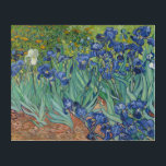 Irises Flowers Van Gogh Floral Vintage Painting Acrylic Print<br><div class="desc">Unique, water-resistant, easy to clean, room home decor, full HD colour printed acrylic wall art print, featuring a beautiful colourful intricate detailed vintage oil on canvas painting, by Vincent van Gogh, of irises and seasonal flowers in a garden. Beautiful artwork for flowers / floral / nature / vintage art lovers...</div>