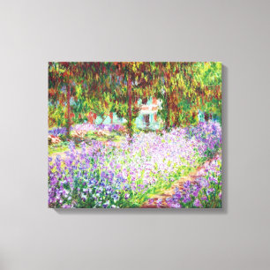 Irises in Monet's Garden Claude Monet Canvas Print