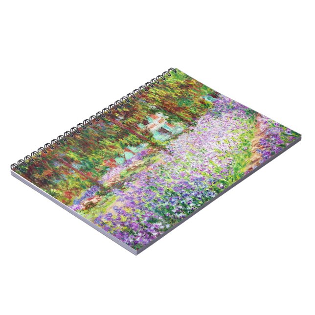 Irises in Monet's Garden Claude Monet Notebook (Left Side)