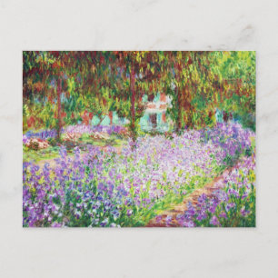 Irises in Monet's Garden Claude Monet Postcard