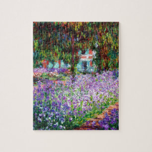 Irises in Monet's Garden Jigsaw Puzzle