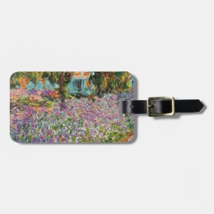 Irises In Monet's Garden Luggage Tag