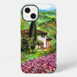 IRISES IN TUSCANY,Purple Flower Fields Landscape iPhone 13 Case