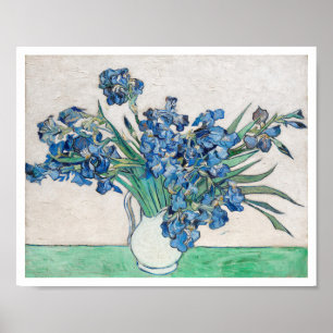 "IRISES" PAR VINCENT Van Gogh POSTER