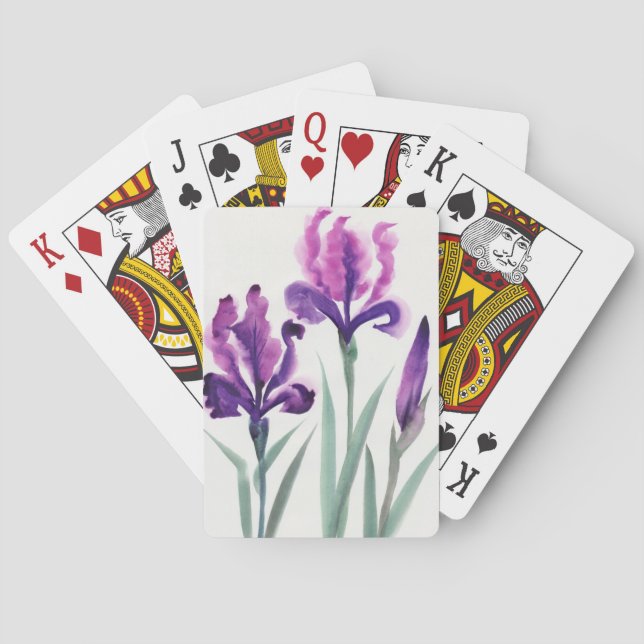 Irises Playing Cards (Back)