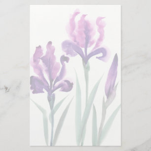 Irises Stationery