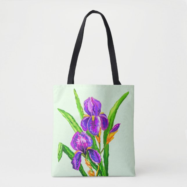 Irises Tote Bag (Front)