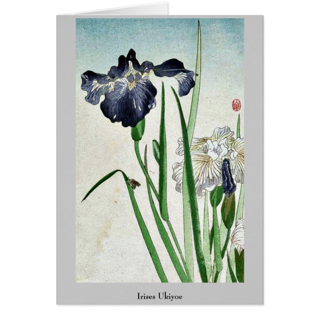 Irises Ukiyoe (Devant)