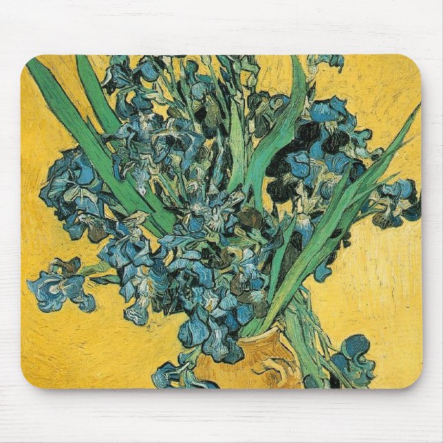 Irises - Van Gogh - c1890 Mouse Pad (Front)