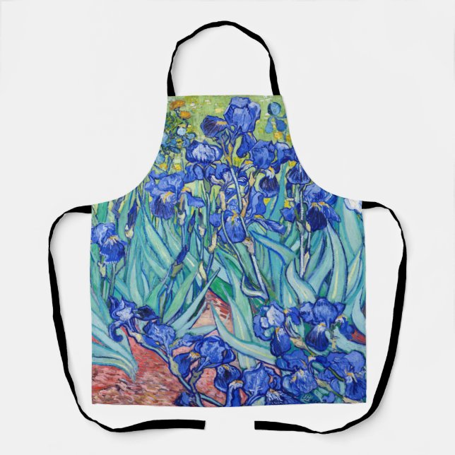 Irises Vincent van Gogh   Apron (Front)