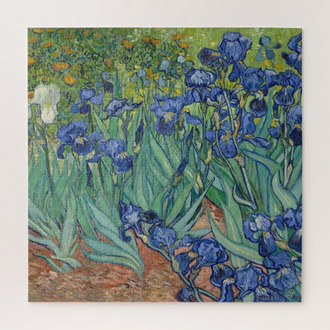 Irises Vincent Van Gogh art for kids Jigsaw Puzzle (Vertical)