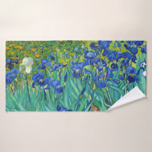 Irises, Vincent van Gogh Bath Towel