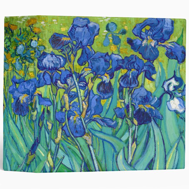 Irises, Vincent van Gogh Binder (Front/Spine)