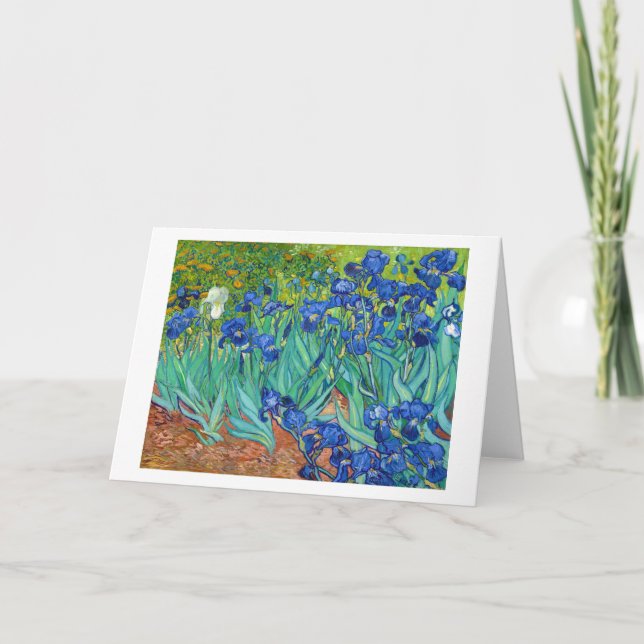 Irises, Vincent van Gogh Card (Front)