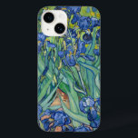 Irises | Vincent Van Gogh Case-Mate iPhone 14 Case<br><div class="desc">Irises (1889) by Dutch post-impressionist artist Vincent Van Gogh. Original landscape painting is an oil on canvas showing a garden of blooming iris flowers. 

Use the design tools to add custom text or personalize the image.</div>