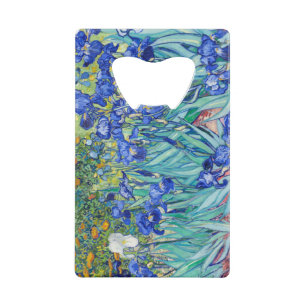 Irises Vincent van Gogh    Credit Card Bottle Opener