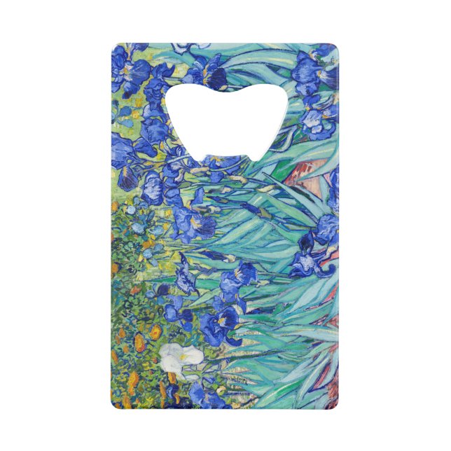 Irises Vincent van Gogh    Credit Card Bottle Opener (Front)