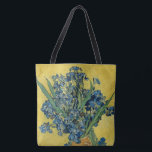 Irises-Vincent van Gogh Fin Art Tote Bag<br><div class="desc">"Irises - Vincent van Gogh Fine ArtTote Bag" – a masterpiece of art. This tote bag isn't just a practical accessory; it's a canvas of artistic beauty that pays homage to Vincent van Gogh's iconic "Irises" painting. Adorned with this mesmerizing masterpiece, it effortlessly combines art and functionality. Whether you're carrying...</div>