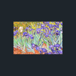 Irises Vincent Van Gogh Fine Art Canvas Print<br><div class="desc">Irises by Vincent van Gogh is a decorative Post-Impressionism landscape flower painting,  c. 1889 showing a colourful iris flower garden.</div>