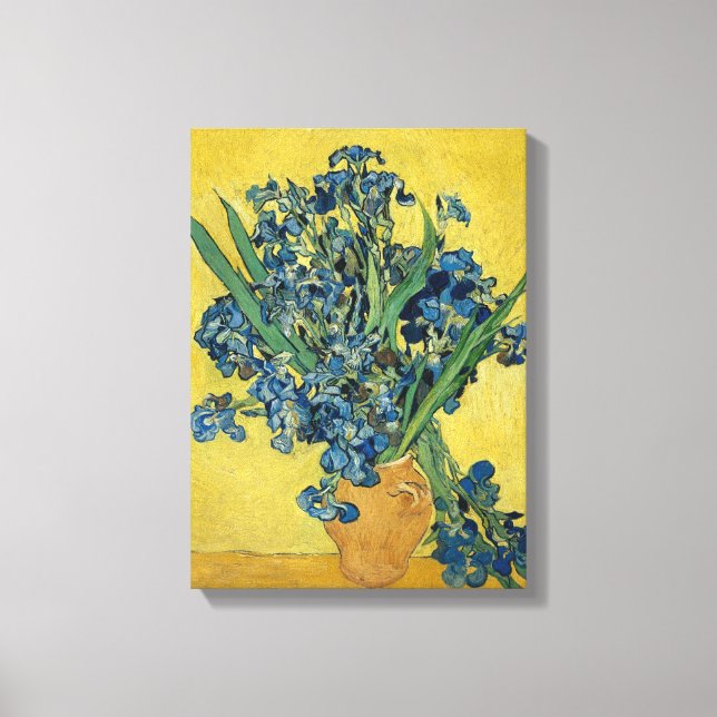 Irises - Vincent van Gogh Fine Art Canvas Print (Front)