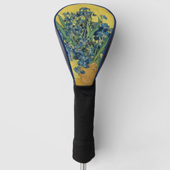 Irises - Vincent van Gogh Fine Art Golf Head Cover (Front)