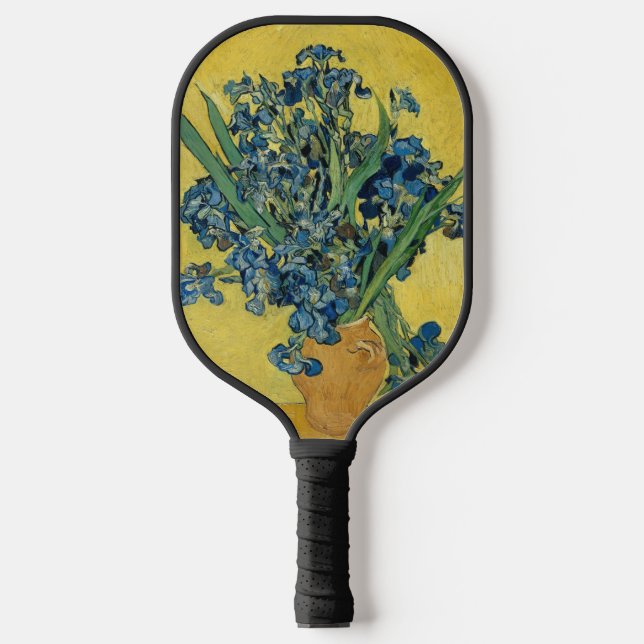  Irises - Vincent van Gogh Fine Art Pickleball Paddle (Front)