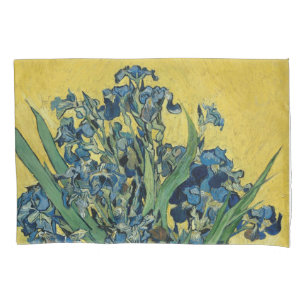  Irises - Vincent van Gogh Fine Art Pillowcase