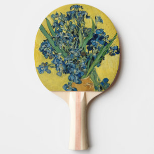  Irises - Vincent van Gogh Fine Art Ping Pong Paddle