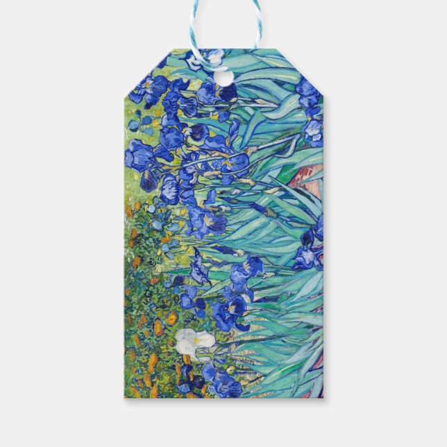 Irises Vincent van Gogh   Gift Tags (Front)